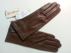 женские перчатки 1049 chestnut подкладка шелк