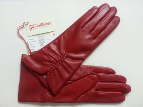 женские перчатки 9917 red подкладка шерсть